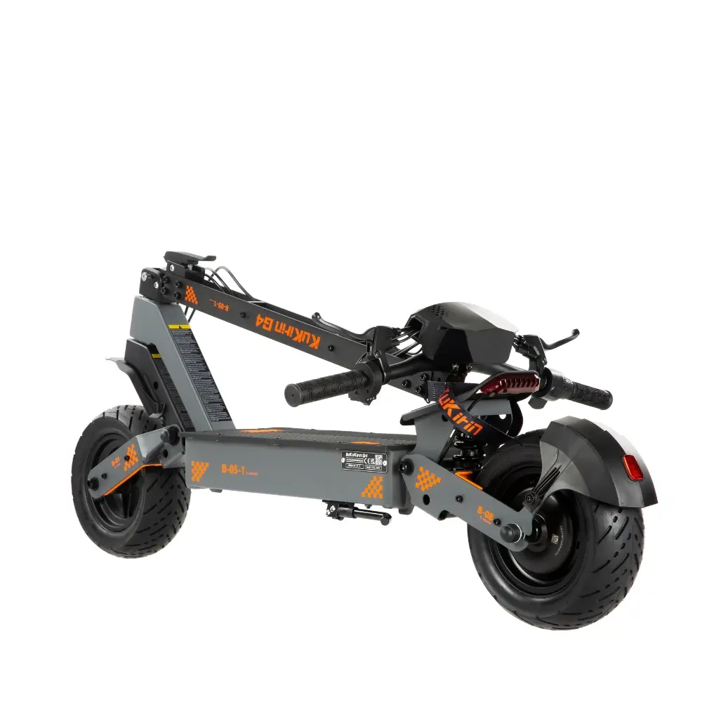 Kukirin G4 trotinete elétrica dobrada para transporte